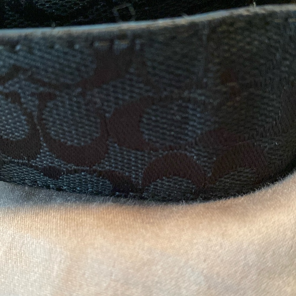 Black coach belt